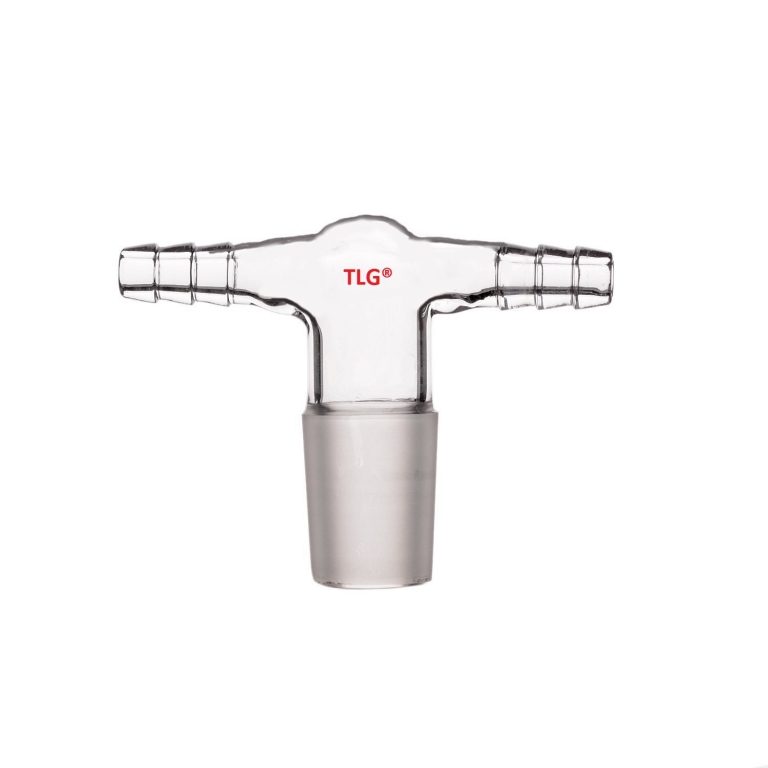 Adapter, Twin Connecting Hose, 29/42 joint, 10mm Hose connection