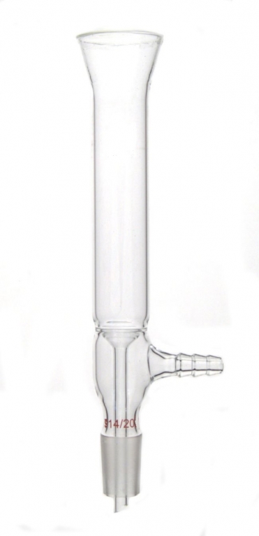 Adapter, Vacuum Filtration, 38 mm ID Flange, #4 Pluro Stopper, 24/40 Lower Vacuum Assembly, Overall Height 230mm