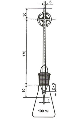 Arsine Generator - European Pharmacopeia, set with 125mL flask