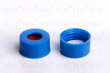 Cap and Septa, Size 9-425, Red PTFE/White Silicone/Red PTFE 1mm(0.040