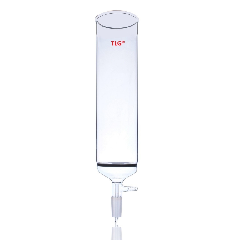 Chromatography Column, Modified, Short column with lower 24/40 joint, With Column 40mm, Length 200mm, Coarse Porosity