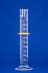 Cylinders, To Contain (TC) Class A, White Scale, With Double Metric Graduations, Bumper, 25 ml, As Per USP Standards