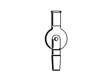 Rotary, Evaporator, Bump Trap Anti-Splash, Modified, Top Joint 24/40, Bottom Joint 14/20, Capacity 100mL
