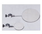 Circular Support Platforms With Bosshead, Plastic coated platform with a raised rim, 120mm