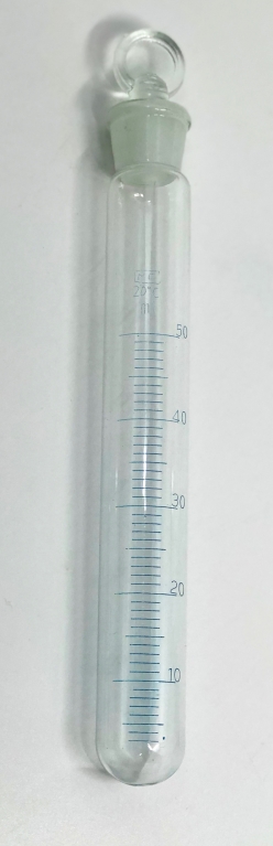 Reusable Test Tubes, 25X200mm, Capacity 50mL, with Pennyhead Stoppers, Joint #19