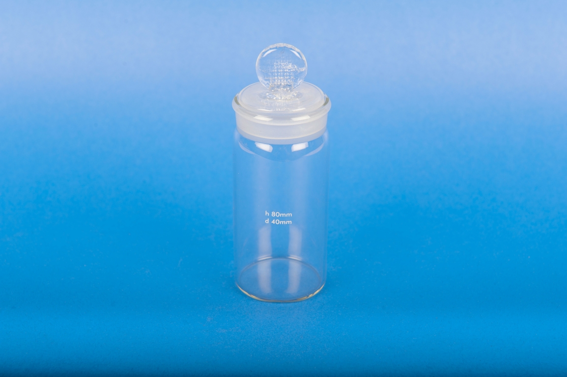 Weighing Bottles, Tall Form, Short Length Joint, 16 mL, 25 x 50mm O.D. x height