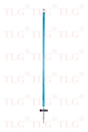 Burette With Straight Bore PTFE Key Stopcock, Individually Serialized, Class A