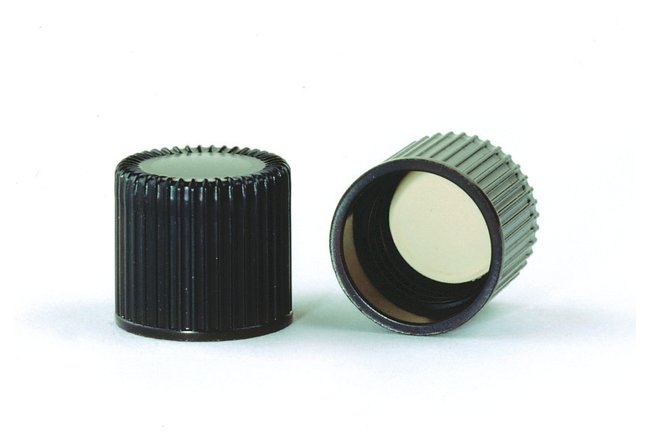Black Phenolic Caps With PTFE-Faced Rubber Liner , GPI 33-400