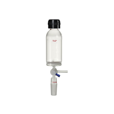 Peptide Synthesis Vessel, Solid Phase, T-Bore, vacuum, Capacity 10mL, Porosity Medium