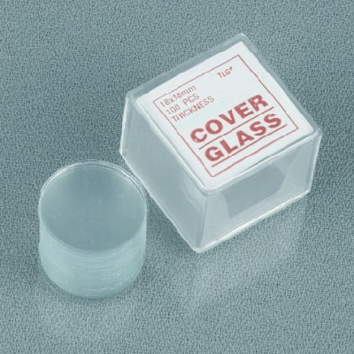 Microscope Cover Glass, Super White Standard Glass, Nr 1.5, 25x25mm