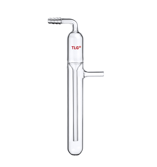 Bubbler, Air Free, Schlenk, with 10 mm Hose connection, 26 mm body O.D., 500 x 80mm height and width