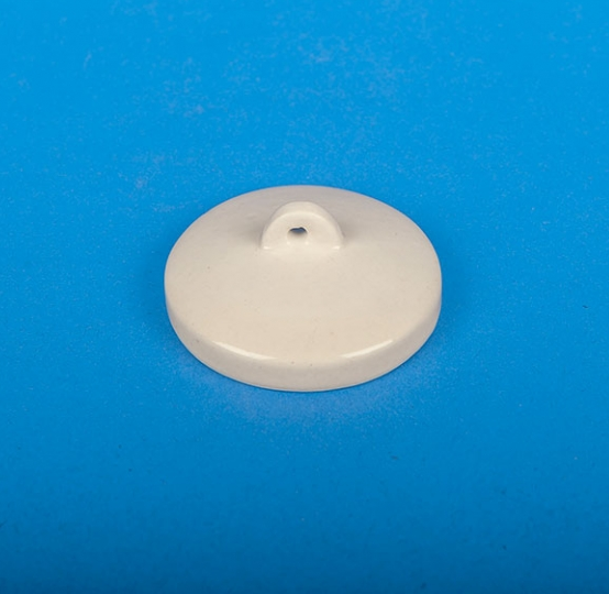 Porcelain Crucible Covers, For use High-Form Porcelain Crucibles, Capacity 100mL, Cover I.D. - 66mm
