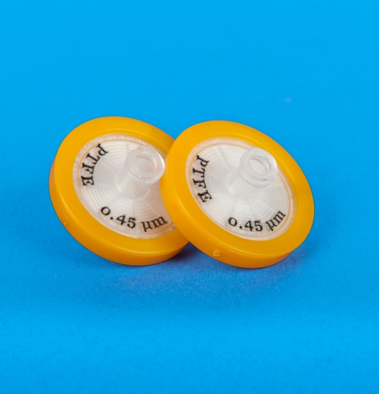 Syringe Filter, Polytetrafluorethylene, PTFE(Hydrophilic), Pore 0.22?m, 25mm Diameter