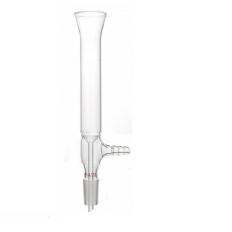 Adapter, Vacuum Filtration, 23mm ID Flange, #2 Pluro Stopper, 14/20 Lower Vacuum Assembly, Overall Height 110mm