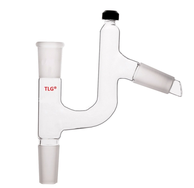 Adapter, Distillation, With Threaded Thermometer Port, 19/22 joint