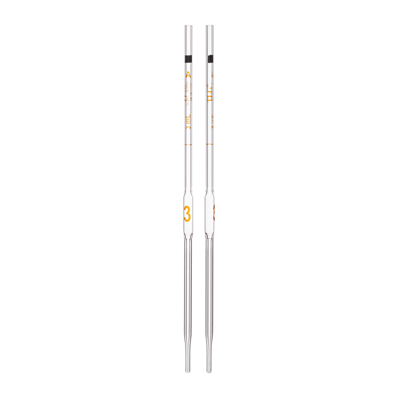 Pipette Volumetric, With One Mark, Accuracy As Per Class A, Capacity(mL) 4, Individually Serialized, Tolerance ± 0.01 mL, As Per USP Standards