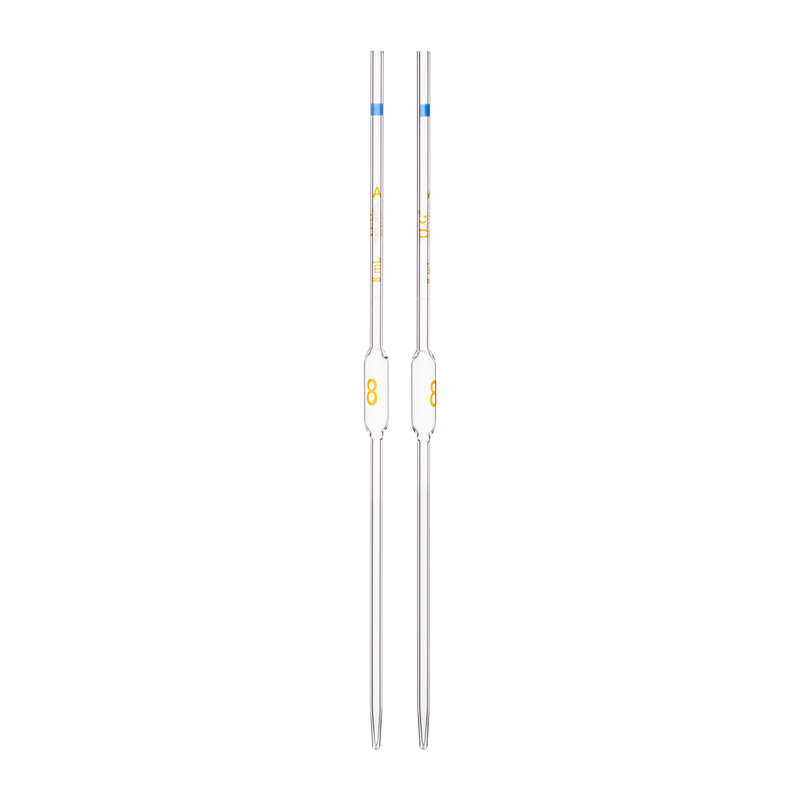 Pipette Volumetric, With One Mark, Accuracy As Per Class A, Capacity(mL) 8, Individually Serialized, Tolerance ±0.01 mL, As Per USP Standards
