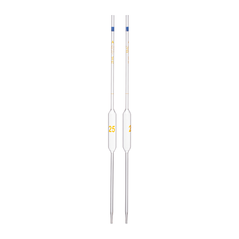 Pipette Volumetric, With One Mark, Accuracy As Per Class A, Capacity(mL) 25, Individually Serialized, Tolerance ±0.03 mL, As Per USP Standards