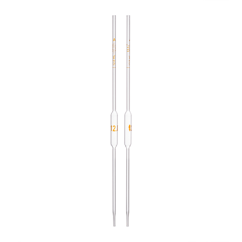 Pipette Volumetric, With One Mark, Accuracy As Per Class A, Capacity(mL) 12.8, Individually Serialized ,Tolerance ± 0.02 mL, As Per USP Standards
