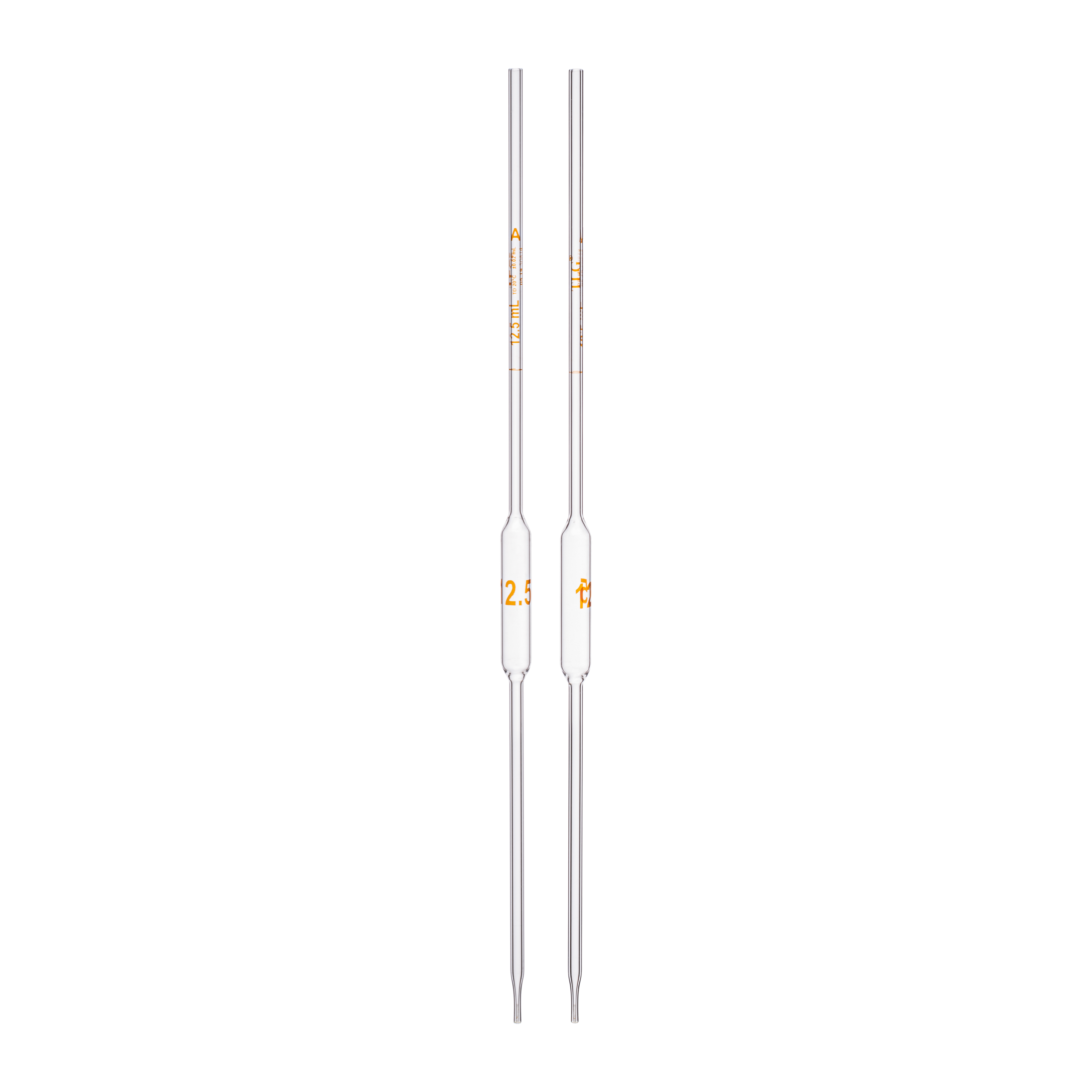 Pipette Volumetric, With One Mark, Accuracy As Per Class A, Capacity(mL) 12.5, Individually Serialized ,Tolerance ± 0.02 mL, As Per USP Standards