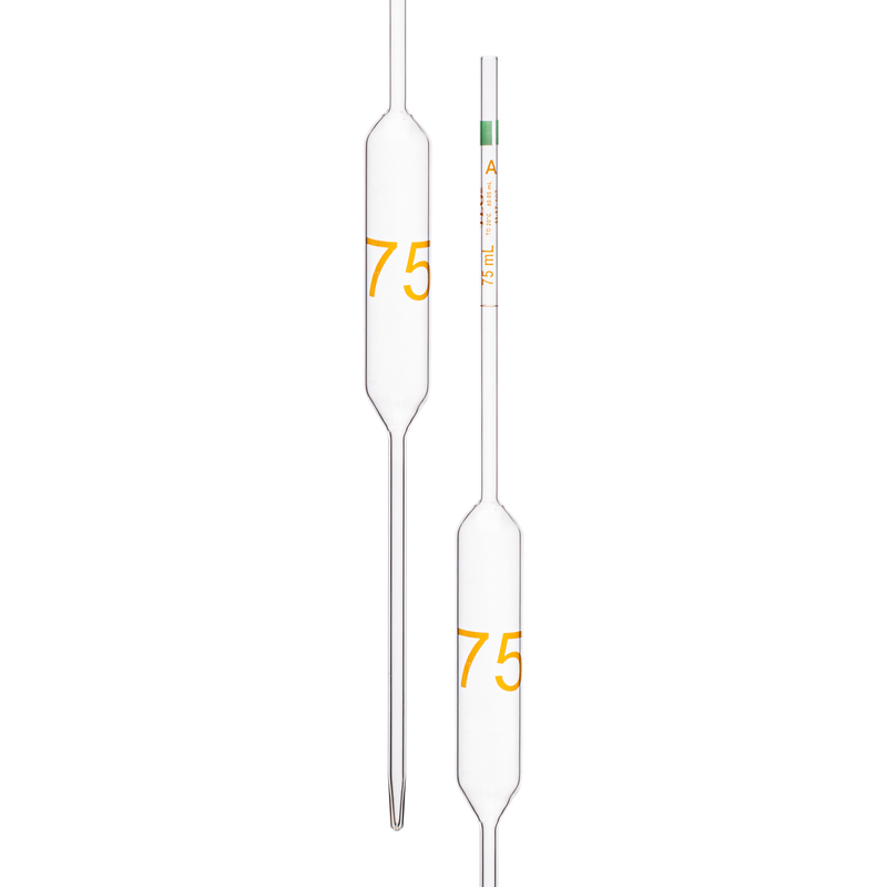 Pipette Volumetric, With One Mark, Accuracy As Per Class A, Capacity(mL) 50, Non Serialized, Tolerance ± 0.05 mL, As Per USP Standards
