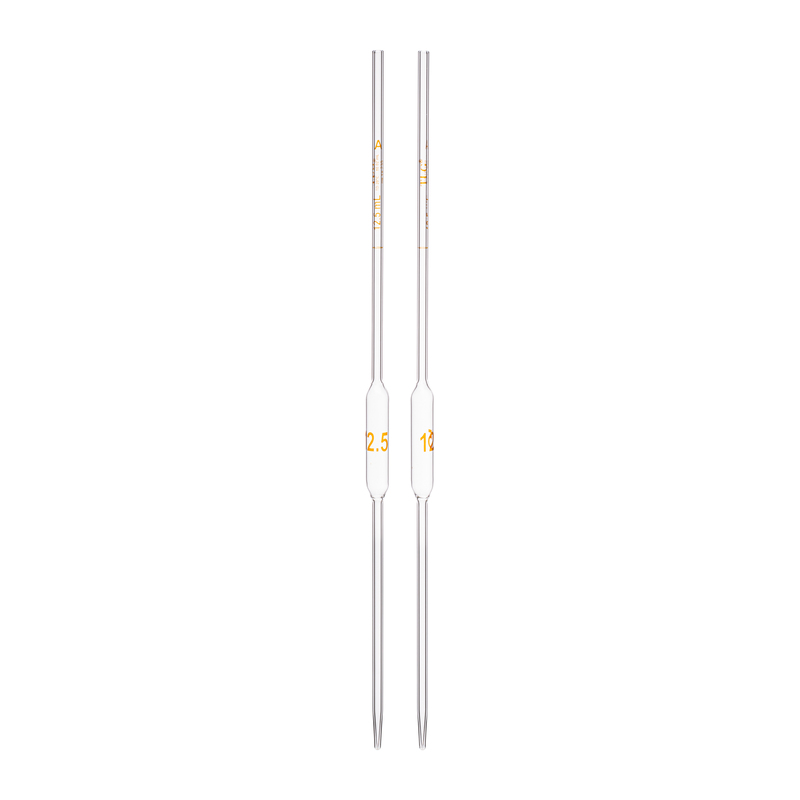 Pipette Volumetric, With One Mark, Accuracy As Per Class A, Capacity(mL) 12.5, Non Serialized ,Tolerance ± 0.02 mL, As Per USP Standards