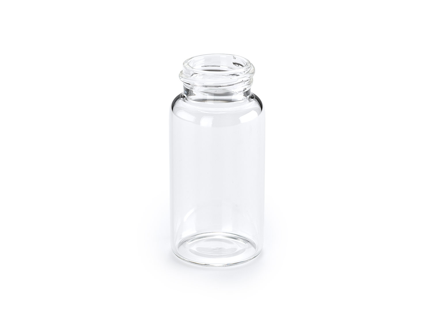 Clear Glass Sample Vials without Cap, 5.0 dr. (18.5 ML)