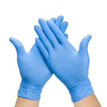 Nitrile Gloves, Blue, 4.3 mil, LARGE, MEDICAL GRADE